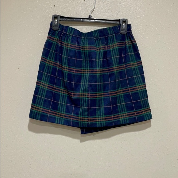 Wild Fable Blue Plaid Mini Skirt with Tie - Picture 8 of 9